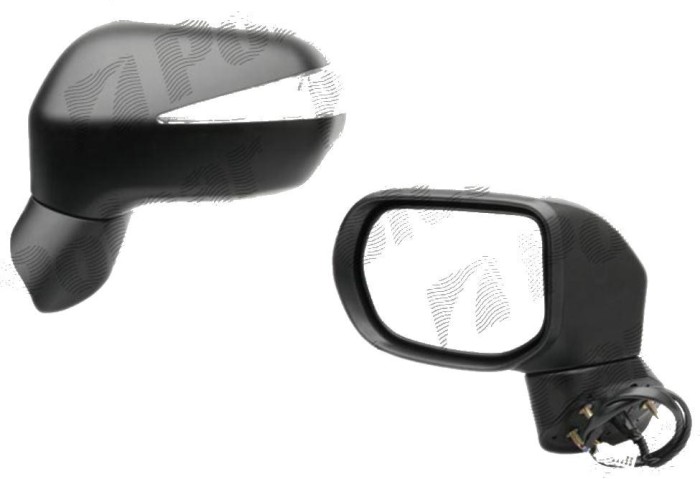 Oglinda exterioara Honda Civic (Fd) Sedan 10.2005-12.2011 partea stanga View Max crom convex grunduita partial reglare electrica fara incalzire 38455