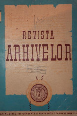 REVISTA ARHIVELOR - *** foto