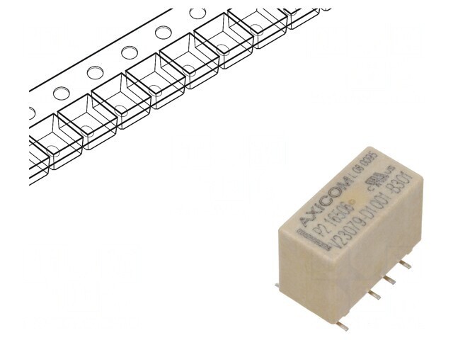 Releu Electromagnetic DPDT 5VDC SMT