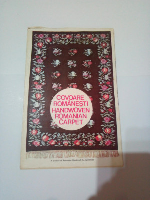 COVOARE ROMANESTI ~ HANDWOVEN ROMANIAN CARPET foto