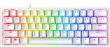 Tastatura Gaming Razer Huntsman Mini, 60%, Iluminata, Linear Optical Switches (Alb)
