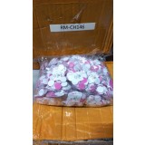 Set de 8 unități: Fișe adezive de schimb pentru discuri de pedichiură, 20 mm, #100, 50 bucăți, roz