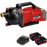 Einhell AQUINNA PXC + Twinpack + 4514095 - Pompa de gradina 3000 l/h + Set 2 acumulatori si incarcator Li-Ion 18 V 4 Ah