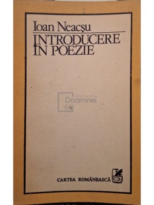 Ioan Neacsu - Introducere in poezie (Editia: 1983) foto
