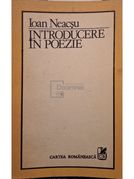 Ioan Neacsu - Introducere in poezie (Editia: 1983)