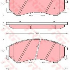 Set placute frana,frana disc HYUNDAI SANTA FE I (SM) (2000 - 2006) TRW GDB3244