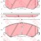 Set placute frana,frana disc SSANGYONG REXTON (GAB) (2002 - 2012) TRW GDB3244