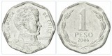 Chile 2006 - 1 peso UNC