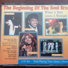 beginning of the soul era various 3 cd disc triplu disc selectii muzica soul pop