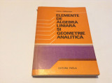 Elemente de algebra liniara si geometrie analitica - Virgil Obadeanu--P9