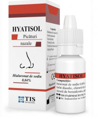 Hyatisol pic.nazale cu acid hial.10ml foto