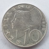 Austria 10 schilling 1972 argint, Europa