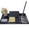 Set birou negru glob si calculator