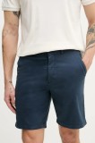 Pepe Jeans pantaloni scurți REGULAR CHINO SHORT bărbați, culoarea bleumarin, PM801181