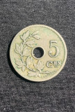 Moneda 5 centimen 1905 Belgia, Europa