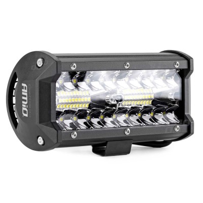 Proiector LED pentru Off-Road, ATV, SSV, cu doua fluxuri de lumina, culoare 6500K, 120W, tensiune 9 - 36V, dimensiuni 170 x 74 x 63 mm foto