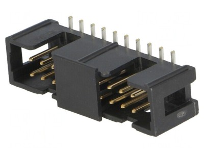 Soclu IDC Tată 20 PIN Vertical Aurit 2,54mm foto