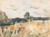Teodor H&acirc;rșia - Peisaj de vara, Natura, Pastel, Altul, ART