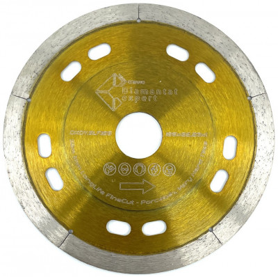 Disc DiamantatExpert pt. Taieri Extra Fine in Portelan Dur Subtire 125x22.2 (mm) Ultra Premium - DXDY.GOLDCUT.125 foto