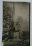 Vizantea, La f&acirc;nt&acirc;na de la &quot;Stejarul Verde&quot; august 1934, Alb-Negru, Natura, Romania 1900 - 1950