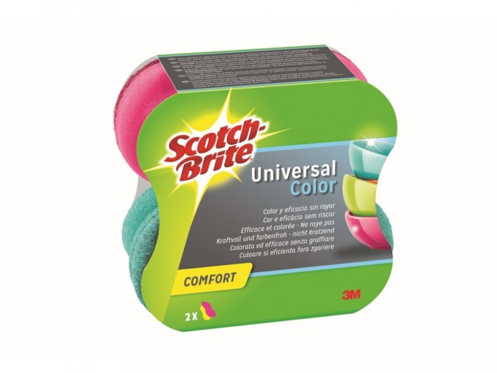Burete ergonomic Confort Delicat colors Scotch-Brite 2 buc/set