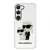 Cumpara ieftin Husa Cover Karl Lagerfeld IML Glitter Karl and Choupette NFT pentru Samsung Galaxy S23 Transparent