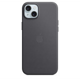 Cumpara ieftin Husa de protectie Apple FineWoven Case with MagSafe pentru iPhone 15 Plus, Negru