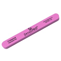 Pila Buffer Unghii Dreapta SensoPRO Milano, granulatie 100 180, roz