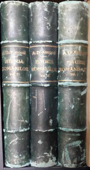 A.D.Xenopol-Istoria romanilor din Dacia Traiana 1913-1914. 5 vol