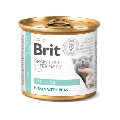 Brit Veterinary Diets GF cat Struvite 200 g foto