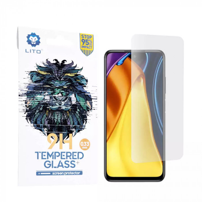 Folie sticla Xiaomi Poco M3 Pro 4G 5G Transparenta Lito 2.5D Tempered Glass 9H