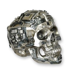 Craniu-statueta steampunk din rasini SP-78