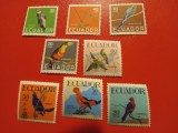 ECUADOR, PĂSĂRI - SERII COMPLETE MNH