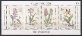 Suedia 1982 - Orhidee sălbatice, Bloc, MNH, Nestampilat