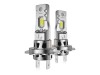 Set 2 Becuri LED Auto Mini H7 300W 30000Lm, Cip LED CSP 8035, CANBUS, 6500K Alb +300% Ventilator Integrat, IP68, 12V, Plug &amp; Play, fara eroare de bec