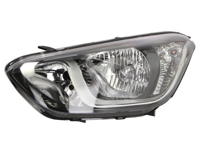 Far Hyundai I20 (Pb), 07.2012-12.2014, partea Stanga, tip bec H7+H7; electric; cu motor, DEPO