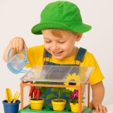 Cumpara ieftin Mini Gradina Crestere Plante Tip Solar Sera pentru Copii &ndash; Set Educational de Gradinarit, Ghivece, Seminte, Unelte si Accesorii &ndash; Experienta Interacti
