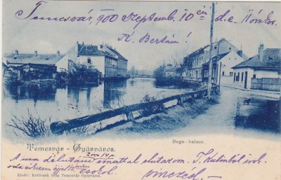 CP Timisoara Temesvar Fabric Bega ND(1900) foto