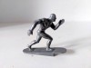 Figurina vintage surfer, plastic gri-argintiu, ÜLTJE - Marvel 1999 Superhero