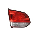 Stop spate lampa VW Golf VI (5K), 10.2008-2013 Model Hatchback, partea Stanga, partea inteRioara, tip bec W16W+W21W, cu suport becuri, fumurie, Hella