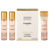 Chanel Coco Mademoiselle Eau de Parfum pentru femei 3x20 ml