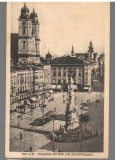 CPIB 23965 - CARTE POSTALA - LINZ. PIATA PRINCIPALA CU CATEDRALA , CIRCULATA, 1926, INTERBELICA, STAMPILA, TIMBRU, BTENGEL