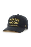 47 brand șapcă de baseball din catifea MLB Pittsburgh Pirates culoarea negru, cu imprimeu, B-SKYLC20EWP-BK