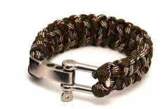 BRATARA PARACORD SURVIVAL BR 002 foto