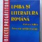 LIMBA SI LITERATURA ROMANA CLASA A VIII A TEZA CU SUBIECT UNIC IONELA LEFTER