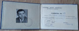 Carnet de student Academia Ștefan Gheorghiu Facultatea de Ziaristica - 1972
