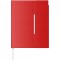 Mapa tip plic velvet B6 Red
