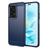Husa Techsuit Carbon Silicone Albastra pentru Honor 200 Lite