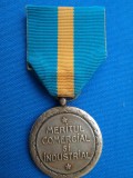 MEDALIA MERITUL CONERCIAL SI INDUSTRIAL CLASA I (AURITA ) /1912