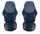 Huse pentru MAN TGX Camioane Negru Rosu Piele Textil